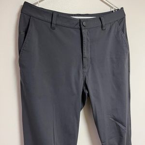 Rhone Commuter Slim City Pants Iron Color Sz 32x32